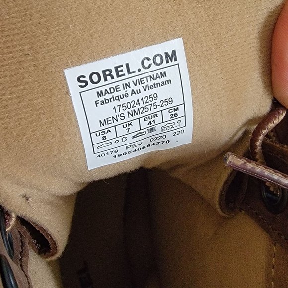 NEW Sorel Cheyanne II Winter Boot Mens 8 Womens 9.5 Waterproof Brown Leather main image 9